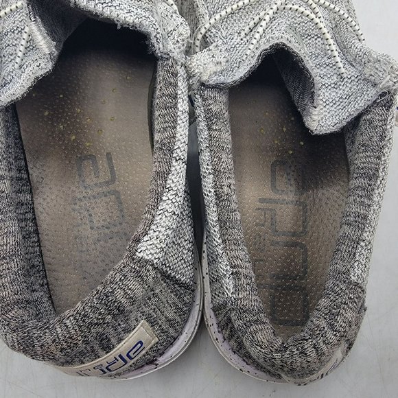 Hey Dude Wally Stretch Mens 8 Gray Slip on Loafer Shoes Casual Comfort - Picture 8 of 13